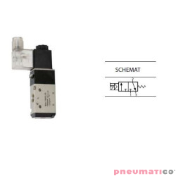 Zaw&oacute;r elektropneumatyczny TEKMA jednostronny monostabilny 3/2 MONO TEKMA NC 1/4" 24DC TG-2321-08-DC24