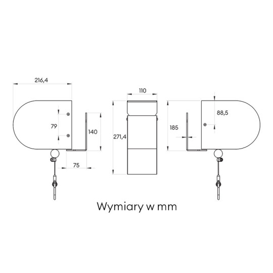 Retractor EV3 Pneumatico 6-8kg ⌀28,5-30 mm Retractor EV3 Pneumatico 6-8kg ⌀28,5-30 mm