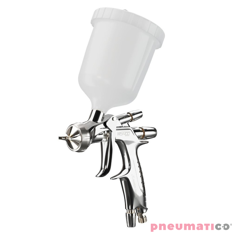 Pistolet lakierniczy Iwata WS-400 Clear SR2 z g&oacute;rnym zbiornikiem - dysza 1,3 mm HD PRO SET 130616A0