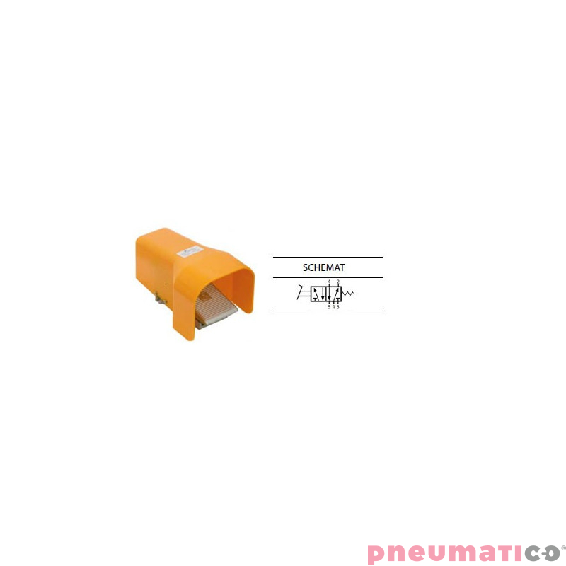 Zaw&oacute;r nożny w obudowie 5/2 1/4" TEKMA TG-25-J-08G
