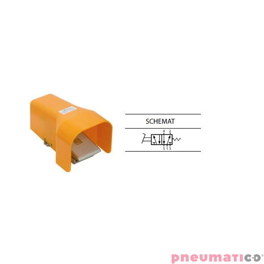 Zaw&oacute;r nożny w obudowie 5/2 1/4" TEKMA TG-25-J-08G