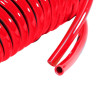 Wąż spiralny RQS PU 12x8mm 5m prosta końcówka TBC120805R czerwony Wąż spiralny RQS PU 12x8mm 5m prosta końcówka TBC120805R czerwony