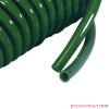 Wąż spiralny RQS PU 10x6,5mm 9m prosta końcówka TBC106509G zielony Wąż spiralny RQS PU 10x6,5mm 9m prosta końcówka TBC106509G zielony