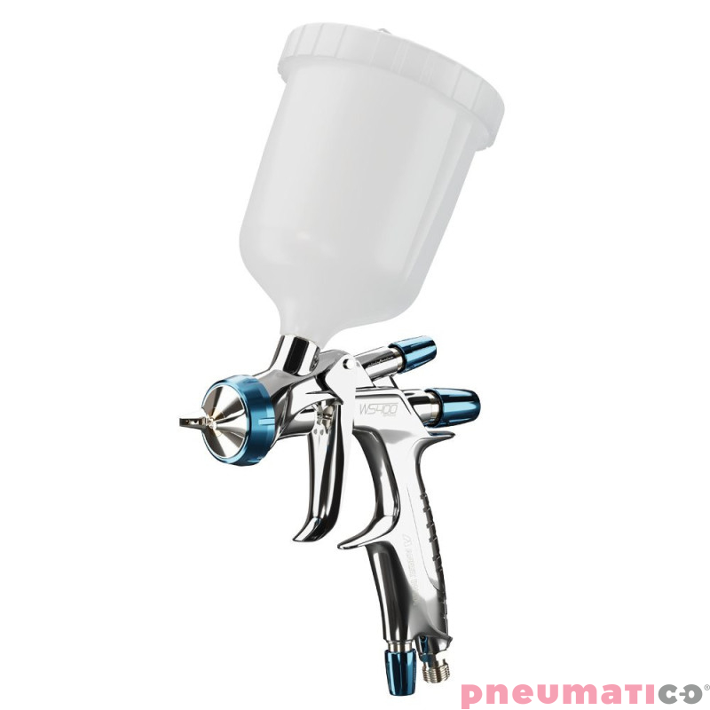 Pistolet lakierniczy Iwata WS-400 Base SR2 z g&oacute;rnym zbiornikiem - dysza 1,3 mm OBS-0 PRO SET 130611A0