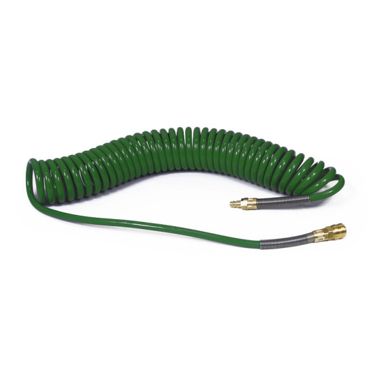 Wąż spiralny Rectus PU 6.5x10mm 9m prosta końcówka i szybkozłącza TBC/26KK1065-09G zielony Wąż spiralny Rectus PU 6.5x10mm 9m prosta końcówka i szybkozłącza TBC/26KK1065-09G zielony