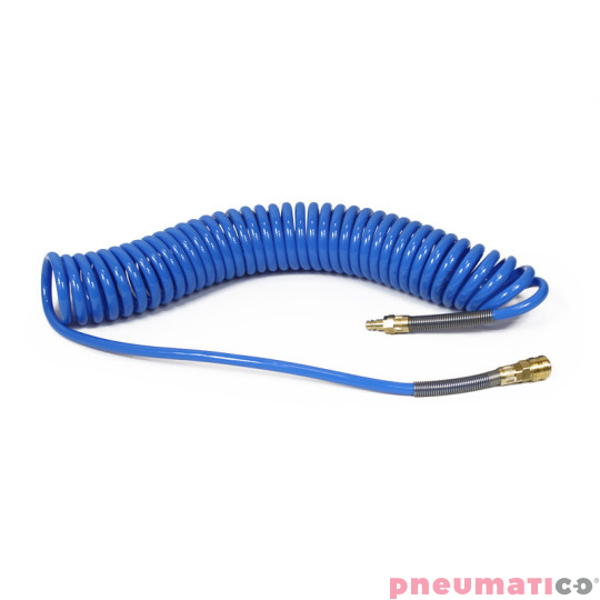 Wąż spiralny Rectus PU 6.5x10mm 9m prosta końc&oacute;wka i szybkozłącza TBC/26KK1065-09