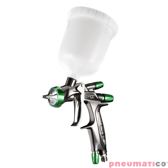 Pistolet lakierniczy Iwata LS-400 Base SR2 Digital z g&oacute;rnym zbiornikiem - dysza 1,3mm ET PRO SET 130214A0
