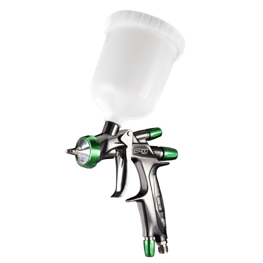 Pistolet lakierniczy Iwata LS-400 Base SR2 Digital z g&oacute;rnym zbiornikiem - dysza 1,3mm ETS PRO SET 130218A0