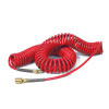 Wąż spiralny Rectus PU 6.5x10mm 12m prosta końc&oacute;wka i szybkozłącza TBC/26KK1065-12R czerwony