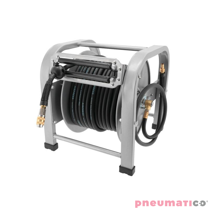 Wąż pneumatyczny na bębnie automatyczny podłogowy 1/4" 30m 16x10mm 20bar AIRPRESS 46510 Wąż pneumatyczny na bębnie automatyczny podłogowy 1/4" 30m 16x10mm 20bar AIRPRESS 46510