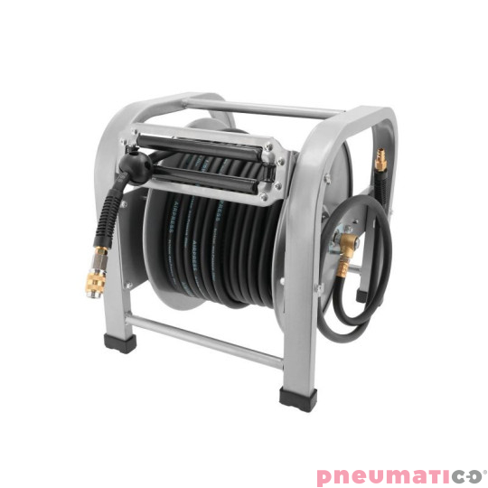 Wąż pneumatyczny na bębnie automatyczny podłogowy 1/4" 30m 16x10mm 20bar AIRPRESS 46510 Wąż pneumatyczny na bębnie automatyczny podłogowy 1/4" 30m 16x10mm 20bar AIRPRESS 46510