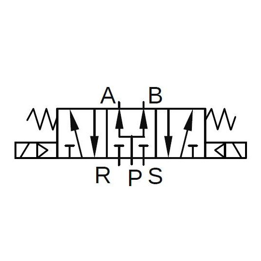 Elektrozawór PNEUMATICO 5/3 G1/8" 24V DC JLE2503-24VDC Elektrozawór PNEUMATICO 5/3 G1/8" 24V DC JLE2503-24VDC