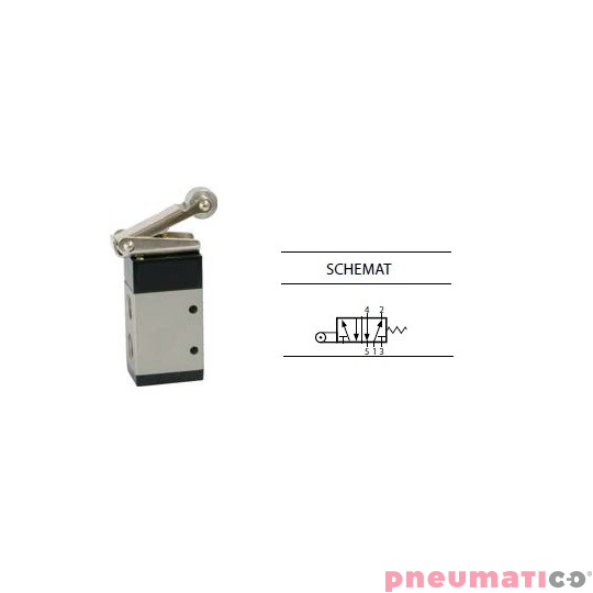 Zaw&oacute;r rolkowy / dźwignia TEKMA G-522R 5/2