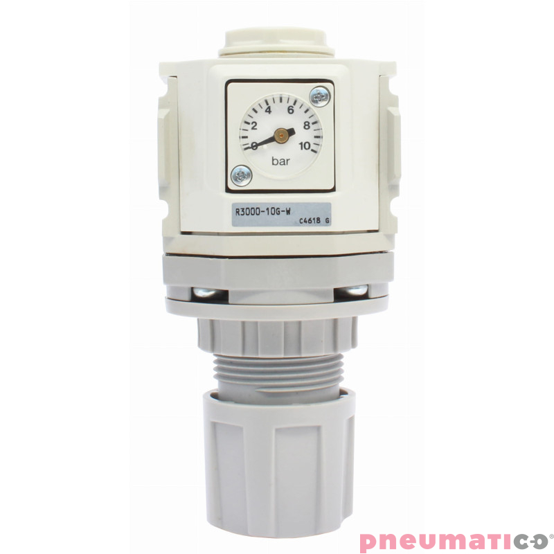 Reduktor ciśnienia CKD 1/4" z manometrem R3000-8G