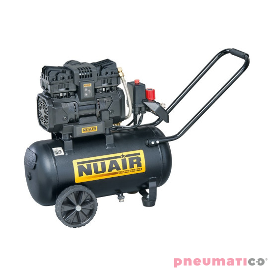 Cichy kompresor bezolejowy 24L NUAIR SILTEK TB 24 B2CC304NUA Cichy kompresor bezolejowy 24L NUAIR SILTEK TB 24 B2CC304NUA