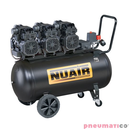 Cichy kompresor bezolejowy 100L NUAIR SILTEK TB 100T B2FC684NUA Cichy kompresor bezolejowy 100L NUAIR SILTEK TB 100T B2FC684NUA