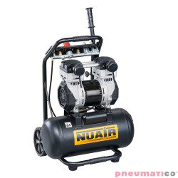 Cichy kompresor bezolejowy 24L NUAIR SILTEK 24P B2BP404NUA
