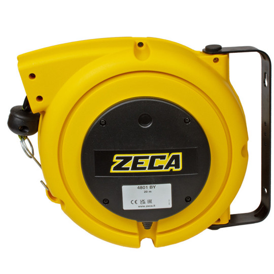 Zwijadło taśmy ostrzegawczej czarno-ż&oacute;łtej ZECA 4801BY 20m