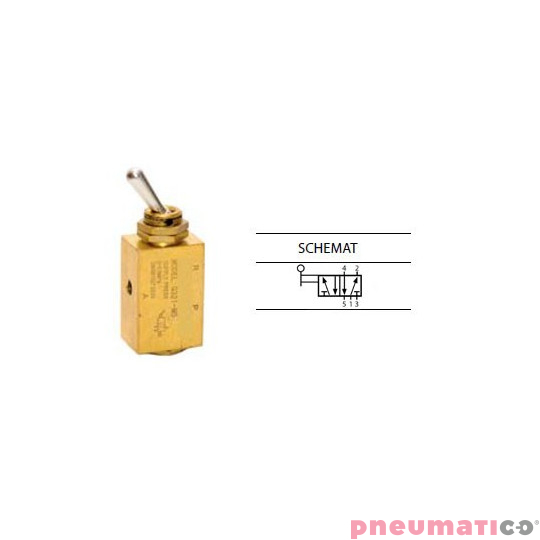 Zawór ręczny z joystickiem G-521-M5 5/2 Zawór ręczny z joystickiem G-521-M5 5/2