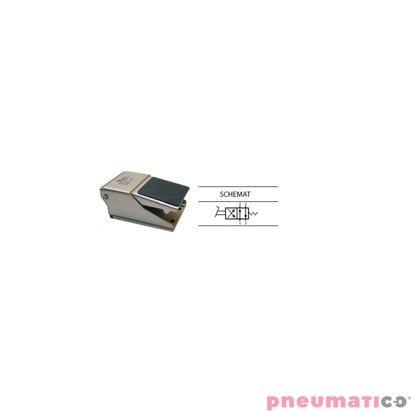 Zawór nożny niezabudowany TG-24-J-08 4/2 Zawór nożny niezabudowany TG-24-J-08 4/2