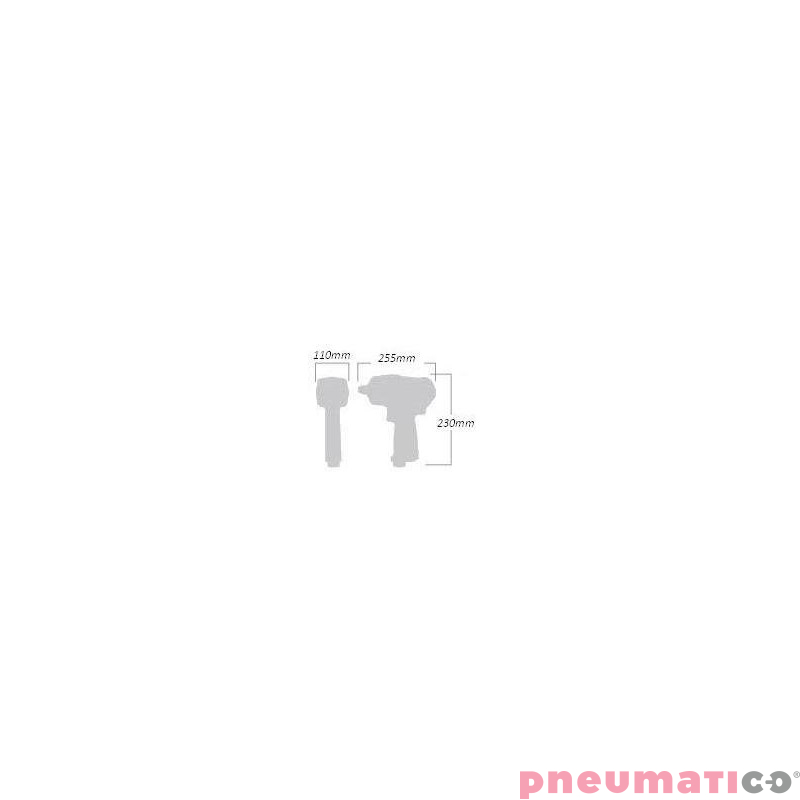 Klucz udarowy SATRA S-CO2000 3/4'' 2000Nm