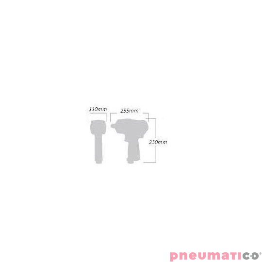 Klucz udarowy SATRA S-CO2000 3/4'' 2000Nm