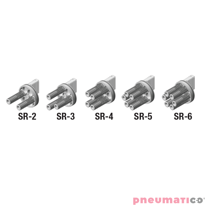 Pneumatyczny napęd obrotowy pojedynczego działania AP45SR 115 NBR SIRCA Pneumatyczny napęd obrotowy pojedynczego działania AP45SR 115 NBR SIRCA
