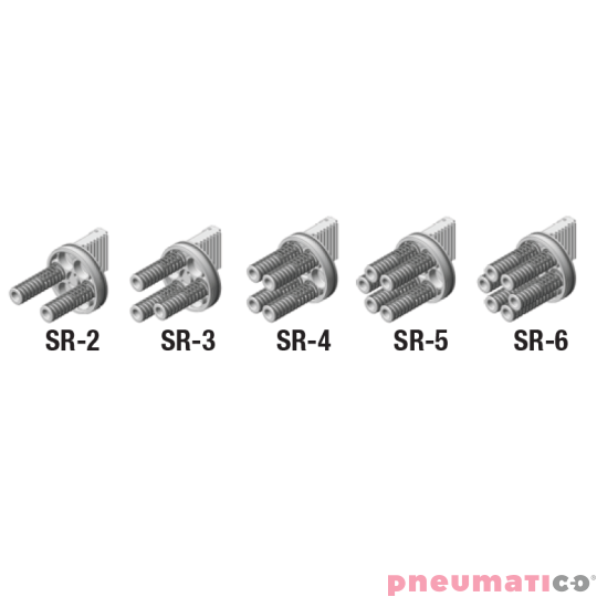 Pneumatyczny napęd obrotowy pojedynczego działania AP06SR 160 NBR SIRCA