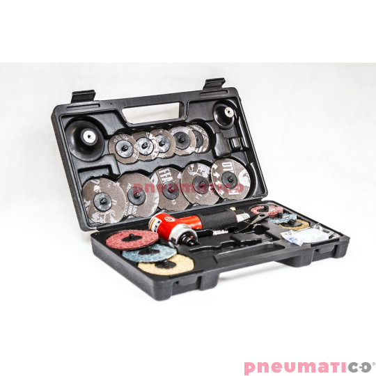 Szlifierko-polerka pneumatyczna w zestawie VGL SA4107K 15.000 obr/min