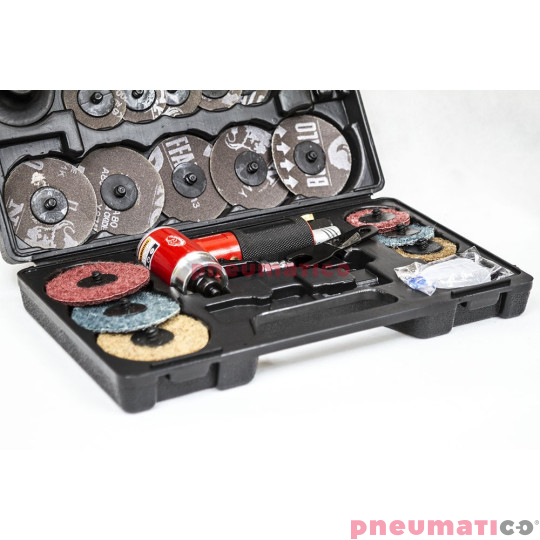 Szlifierko-polerka pneumatyczna w zestawie VGL SA4107K 15.000 obr/min