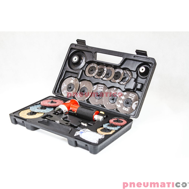 Szlifierko-polerka pneumatyczna w zestawie VGL SA4107K 15.000 obr/min