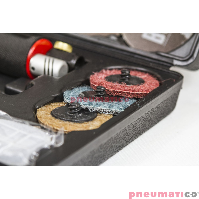 Szlifierko-polerka pneumatyczna w zestawie VGL SA4107K 15.000 obr/min