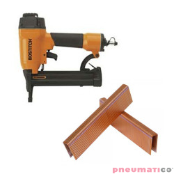 Zszywacz pneumatyczny SB156SL-1-E Stanley Bostitch + ZSZYWKA PREBENA TYP H-40 STOLARSKA 1OP.- 4.800SZT.