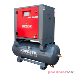 Kompresor - Sprężarka śrubowa KUPCZYK KKS5,5/200