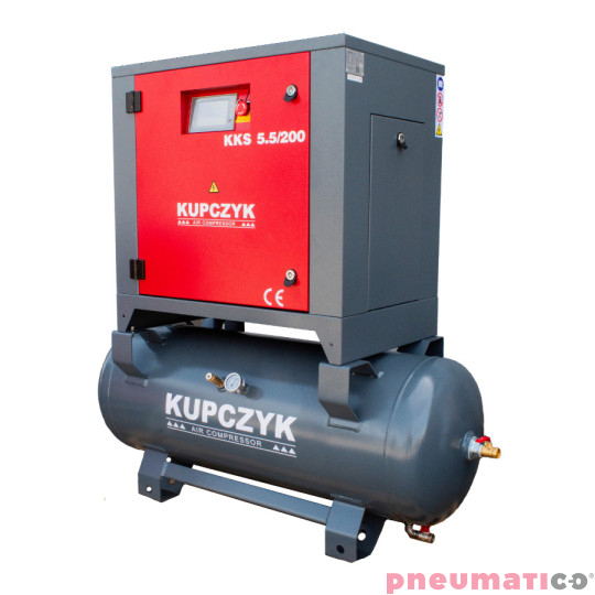 Kompresor - Sprężarka śrubowa KUPCZYK KKS5,5/200