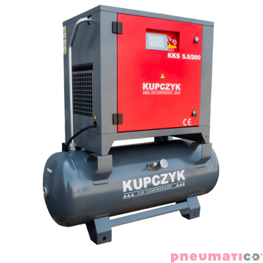 Kompresor - Sprężarka śrubowa KUPCZYK KKS5,5/200