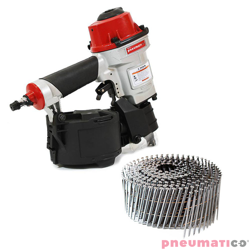 Gwoździarka pneumatyczna PNEUMATICO CN55 + GWOŹDZIE FAC BOSTITCH 2.0335 BK RI 1OP.- 24.500SZT. Gwoździarka pneumatyczna PNEUMATICO CN55 + GWOŹDZIE FAC BOSTITCH 2.0335 BK RI 1OP.- 24.500SZT.