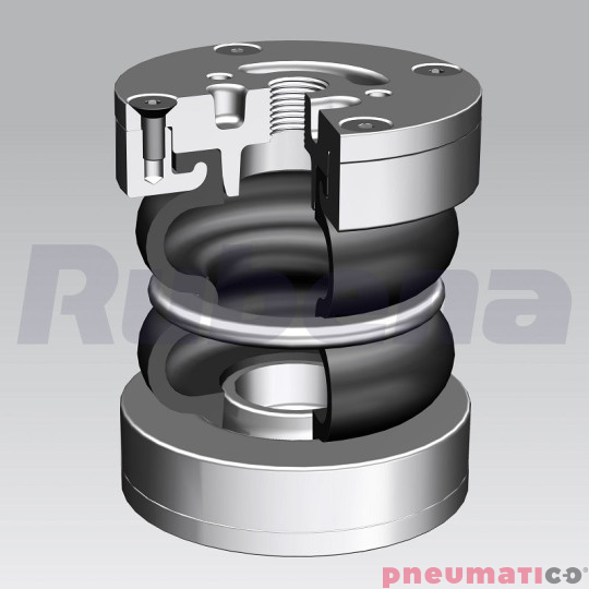 Siłownik mieszkowy RUBENA seria Dunlop 2 3/4' X2