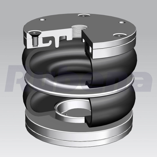 Siłownik mieszkowy RUBENA seria Dunlop 4 1/2' X2
