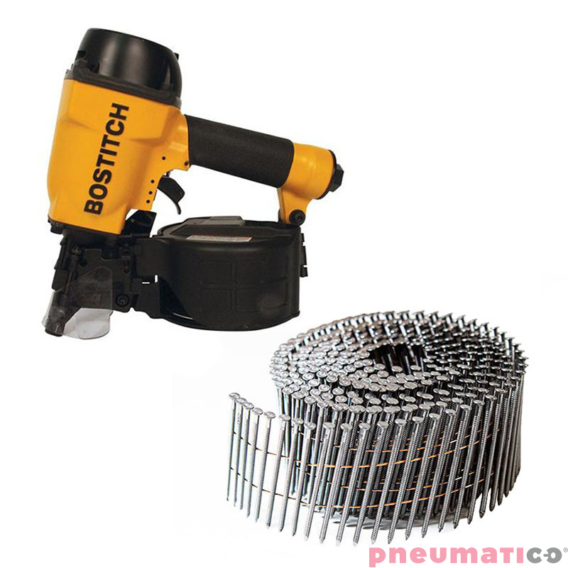 Gwoździarka pneumatyczna Stanley - Bostitch N58C-1-E + GWOŹDZIE FAC BOSTITCH 2.03/35 BK RI 1OP.- 24.500SZT. Gwoździarka pneumatyczna Stanley - Bostitch N58C-1-E + GWOŹDZIE FAC BOSTITCH 2.03/35 BK RI 1OP.- 24.500SZT.