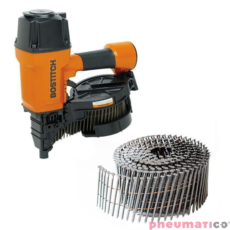 Gwoździarka pneumatyczna Stanley - Bostitch N80CB-1 + GWOŹDZIE FAC BOSTITCH 2.880 BK RI 1OP.- 6.000SZT. Gwoździarka pneumatyczna Stanley - Bostitch N80CB-1 + GWOŹDZIE FAC BOSTITCH 2.880 BK RI 1OP.- 6.000SZT.