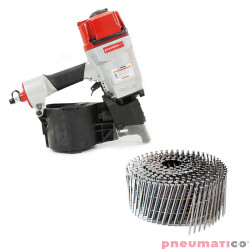 Gwoździarka pneumatyczna PNEUMATICO CN80 + GWOŹDZIE FAC BOSTITCH 2.8/80 BK RI 1OP.- 6.000SZT.