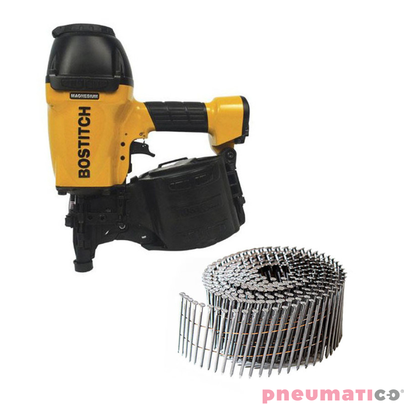 Gwoździarka pneumatyczna Stanley Bostitch N89C-1P-E + GWOŹDZIE FAC BOSTITCH 3.190 BK RI 1OP.- 4050SZT. Gwoździarka pneumatyczna Stanley Bostitch N89C-1P-E + GWOŹDZIE FAC BOSTITCH 3.190 BK RI 1OP.- 4050SZT.