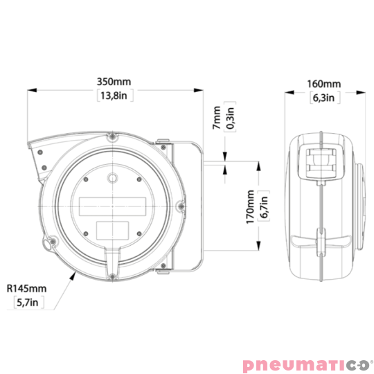 Zwijadło transmisyjne 12x0,5 DATAFLUX ZECA 471205 9+1m Zwijadło transmisyjne 12x0,5 DATAFLUX ZECA 471205 9+1m