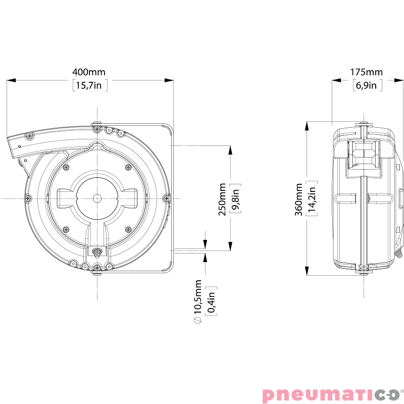 Zwijadło do przewodu uziemiającego 1x16mm&sup2; ZECA 6193/PRC 17m