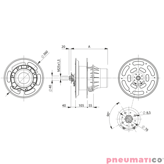 Zwijadło do ładowania akumulatora 2x15mm² ZECA 1424 12m Zwijadło do ładowania akumulatora 2x15mm² ZECA 1424 12m