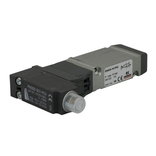 ELEKTROZAWÓR 5/2 CAMOZZI EN530-16-PN3 ELEKTROZAWÓR 5/2 CAMOZZI EN530-16-PN3