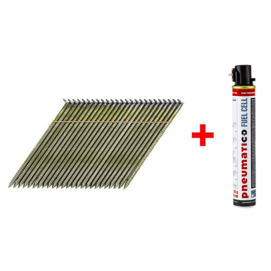 Gwoździe łączone drutem STANLEY BOSTITCH WW 3.190 BK RI 1op.- 2.200szt. GAZ