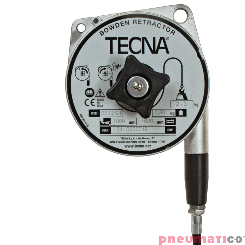 Balanser z linką w pancerzu B313/G0,5 TECNA 2-3kg 1600mm/500 mm