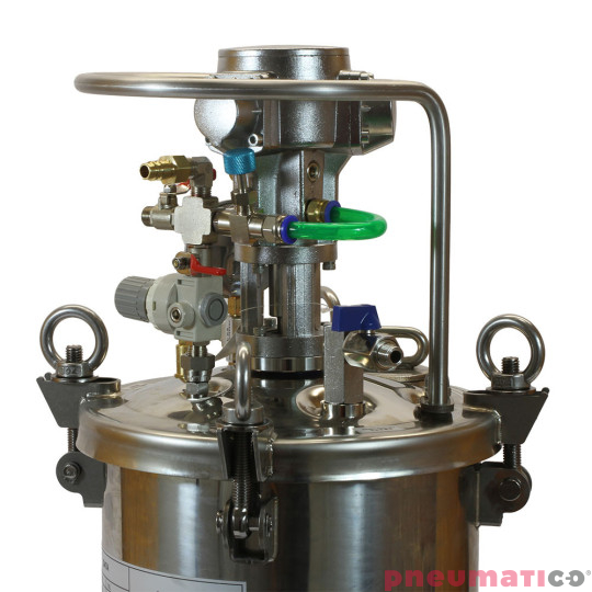 Zbiornik ciśnieniowy do natrysku 10L z mieszadłem Pneumatico Tank DP-T10SASS